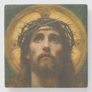 Geloof Hoop Liefde   Jezus Christus Christelijk Ge Stenen Onderzetter