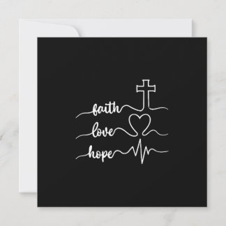 Geloof Hoop Liefde Kaart