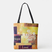 Geloof Hoop Liefde Tote Bag (Achterkant)