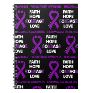 Geloof Hoop Moed Liefde...Fibro Notitieboek