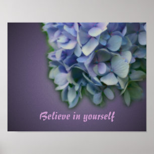 Geloof Hydrangea Inspirerend Poster