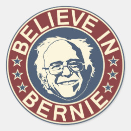 Geloof in Bernie Sticker (V1)