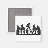 Geloof in Bigfoot Magneet (Voorkant / Achterkant)