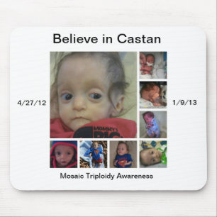 Geloof in Castan mousepad Mosaic Triploidy Awaren Muismat