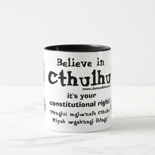 Geloof in Cthulhu Mok (Midden)