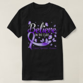Geloof in de Cure Retinitis Pigmentosa Bewustheid T-shirt (Design voorkant)