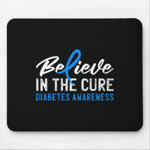 Geloof in de genezing van T1D type 1 diabetes bewu Muismat