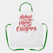 Geloof in de kerst-Magie Schort (Voorkant)