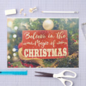 Geloof in de kerst-Magie Tissuepapier (Craft)