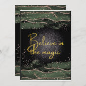 Geloof in de Magic Holiday Kaart (Voorkant / Achterkant)