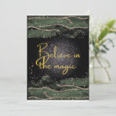 Geloof in de Magic Holiday Kaart (Staand voorkant)