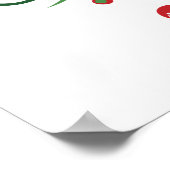 Geloof in de Magic Kersttypografie Poster (Hoek)