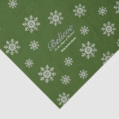 Geloof in de magie van Kerstmis | Green Tissuepapier (Detail)