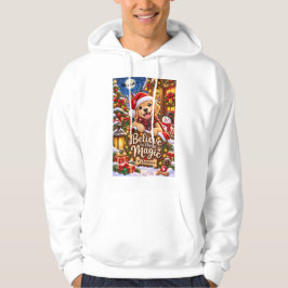 Geloof in de Magie van Kerstmis – Knus Goud  Hoodie