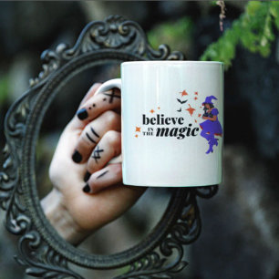 Geloof in de Magische Heks Halloween Koffiemok