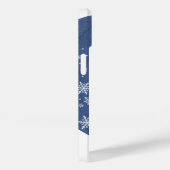 Geloof in de Seizoensblauwe Snowflake kerst Case-Mate iPhone Case (Achterkant / Rechts)