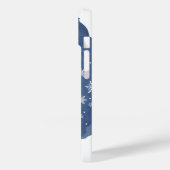 Geloof in de Seizoensblauwe Snowflake kerst Case-Mate iPhone Case (Achterkant / Links)