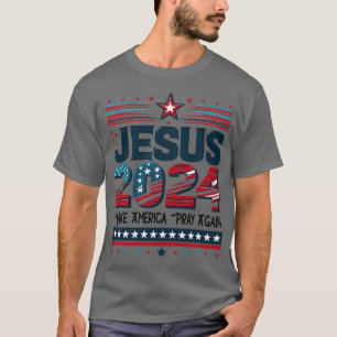 Geloof in de toekomst: Jezus 2024 T-shirt