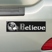 geloof in draken bumpersticker (Op auto)