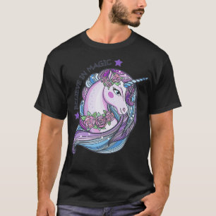 geloof in een magie schattig mythisch eenhoornpaar t-shirt