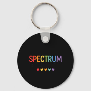Geloof in een Spectrum van Mogelijkheden Autisme Sleutelhanger