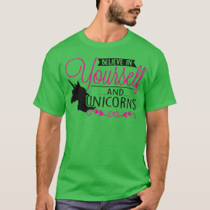 Geloof in eenhoorns t-shirt