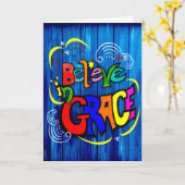 Geloof in genade kaart (Gele Bloem)