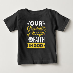Geloof in God – onze grootste kracht Spreuk