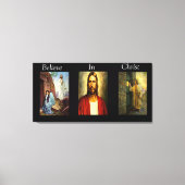 Geloof in het schilvas met Christus-verzegeling 9 Canvas Afdruk (Voorkant)