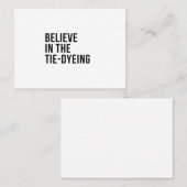 Geloof in het Stropdas verven Visitekaartje (Voorkant / Achterkant)