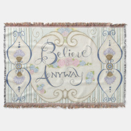 Geloof in ieder geval gooien deken