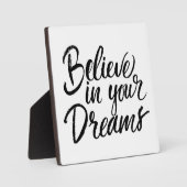 Geloof in je dromen fotoplaat (Voorkant)