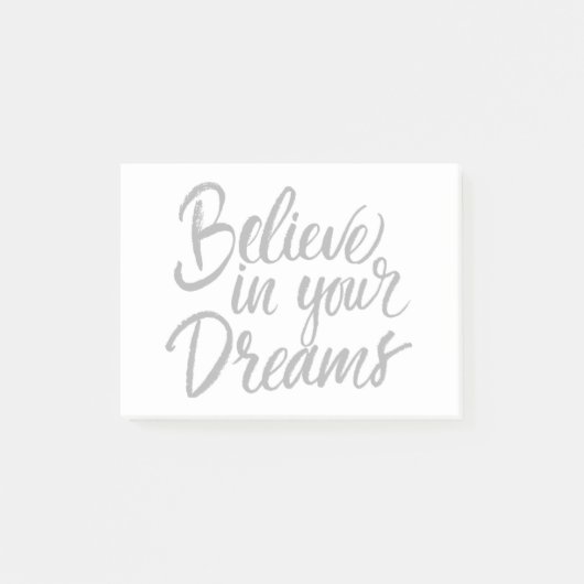 Geloof in je dromen post-it® notes (Voorkant)
