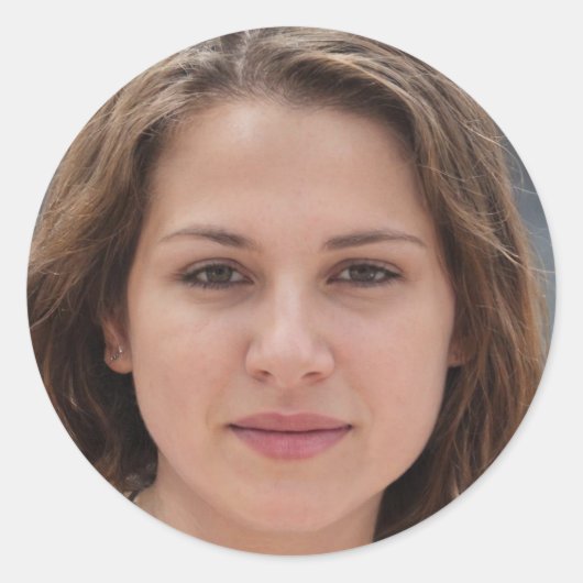 Geloof in je dromen ronde sticker (Voorkant)