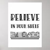 Geloof in je plank poster (Voorkant)