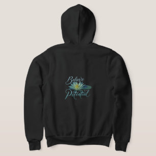 "Geloof in je potentieel" Full-Zip Hoodie. Hoodie