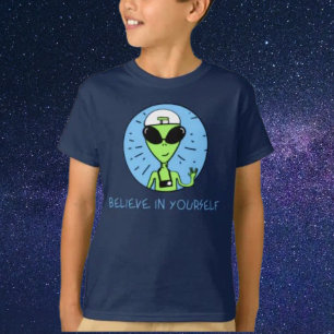 Geloof in jezelf Alien Kids T-shirt