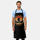 Geloof in jezelf Bigfoot Black Schort (Gedragen)