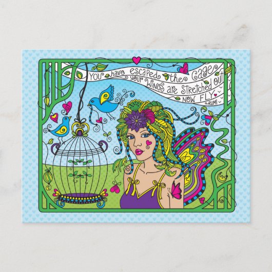 Geloof in jezelf_ Briefkaart (Voorkant)