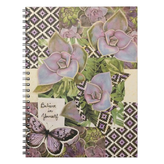 Geloof in jezelf Butterfly Journal Notitieboek (Voorkant)