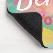 Geloof in jezelf Citaat Abstracte Aquarel Muismat (Hoek)