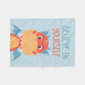 Geloof in jezelf Dragon Fleece Deken (Voorkant (Horizontaal))