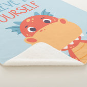 Geloof in jezelf Dragon Sherpa Deken (3/4)