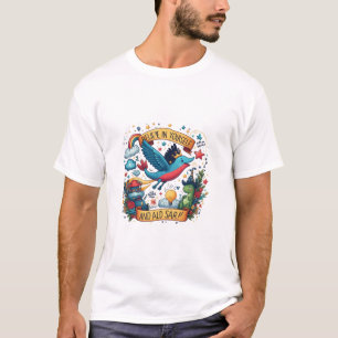 Geloof in jezelf en zweef – Motivatie T-shirt