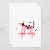 Geloof in jezelf feestdagenkaart (Voorkant / Achterkant)