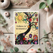 Geloof in jezelf Inspirerend Kaart