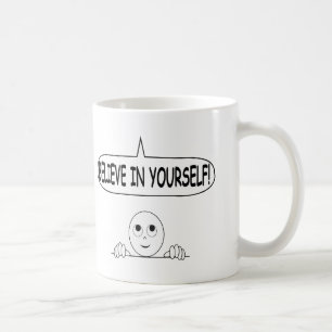 Geloof in jezelf koffiemok