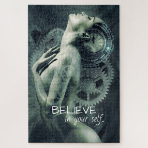 Geloof in jezelf legpuzzel