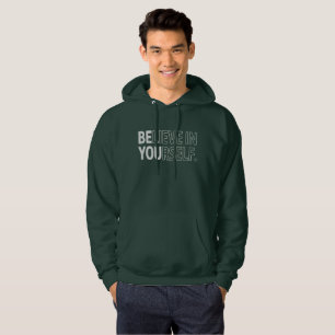 Geloof in jezelf Leraar Motiverend Positief Hoodie