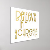 Geloof in jezelf Luxe Real Folie Prints (Laagn)